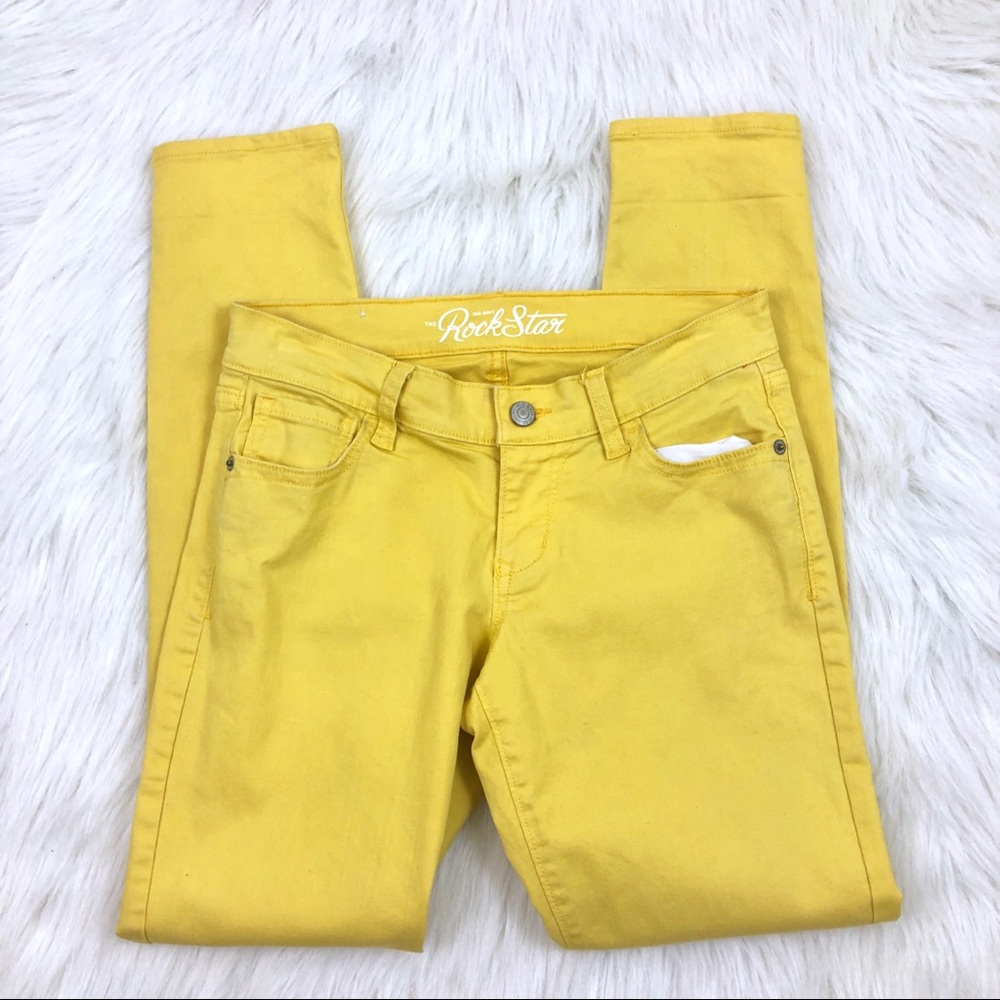 Old Navy Yellow Jeans Size 6